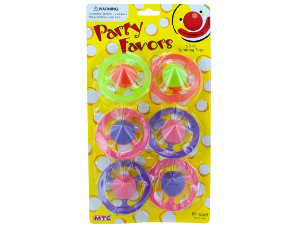 6 pack disc spinning tops