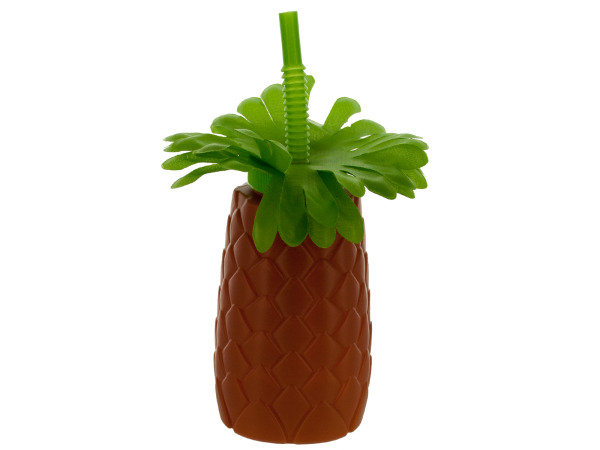 Palm Tree Sipper Cup with Straw