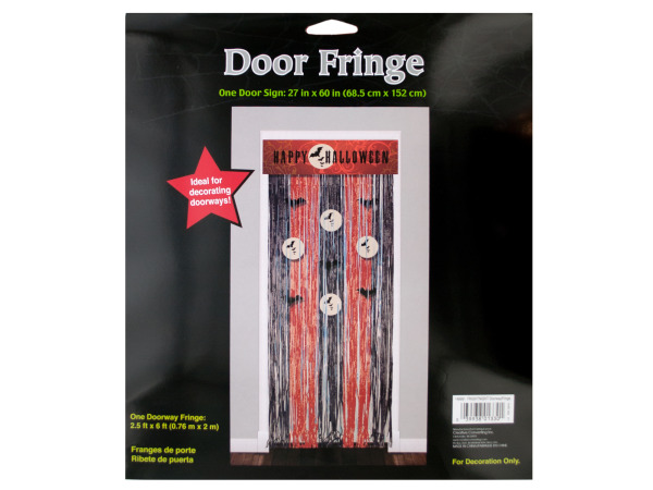 Halloween Fright Night Door Fringe