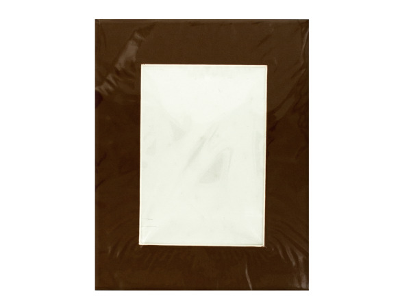 Solid Brown Photo Mat