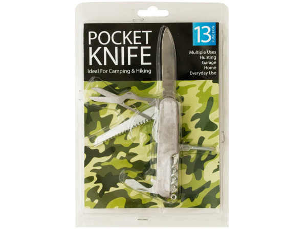 13 Function pocket tool knife