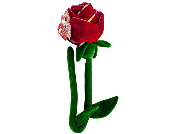 Valentine's Day Jumbo Plush Rose with Sound