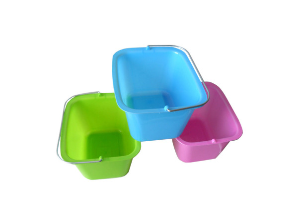 Rectangle tub with handles, assorted colors