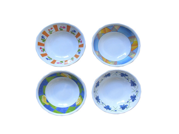 Melamine bowl, assorted designs