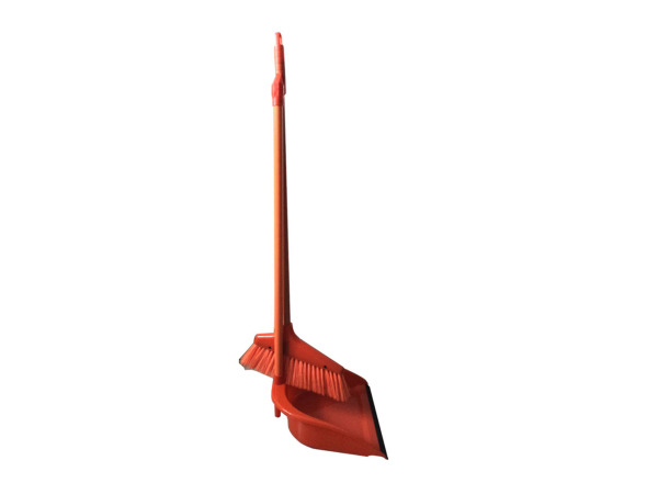 Broom and dustpan, assorted colors