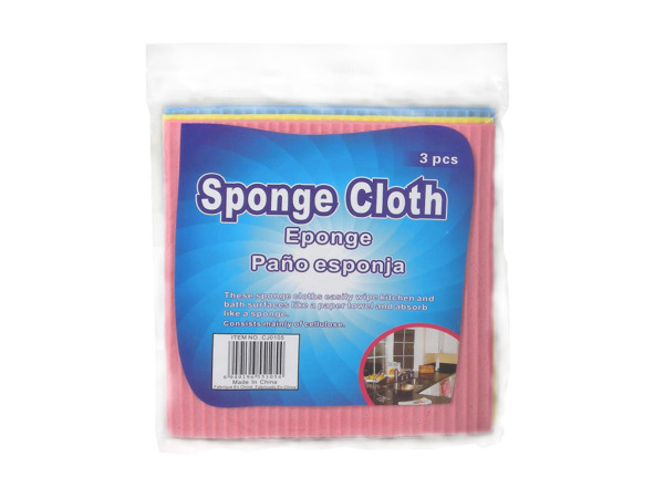 Sponge cloth, assorted colors