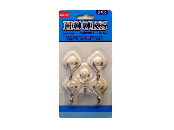 Wall hooks, package of 5