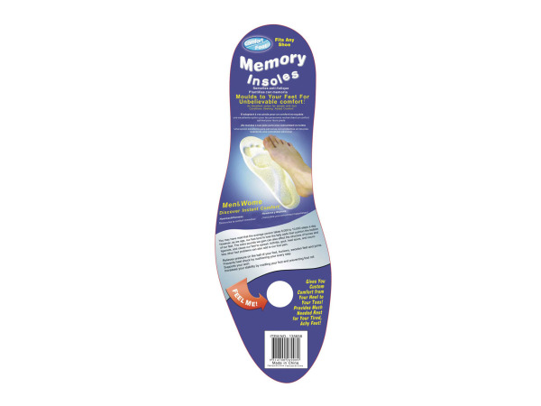 Memory insoles, pack of 2