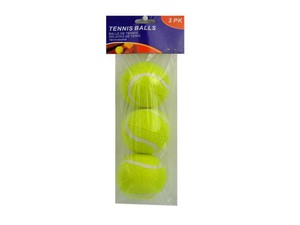 Tennis balls, pack of 3