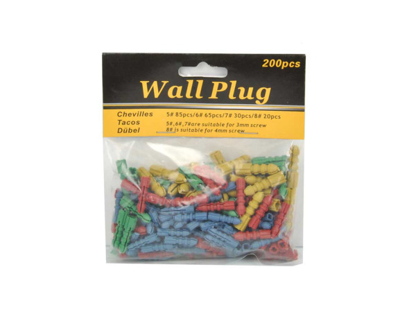 Wall anchors, pack of 200