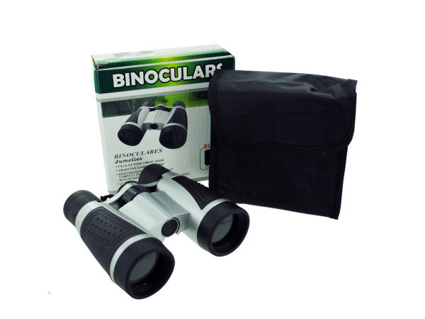 Binoculars with carry bag
