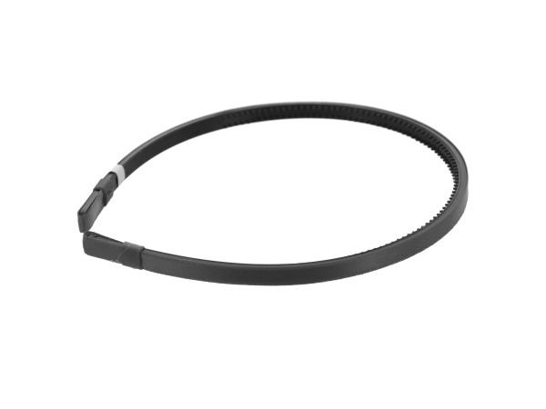 simplicity 1/4 inch grey satin headband