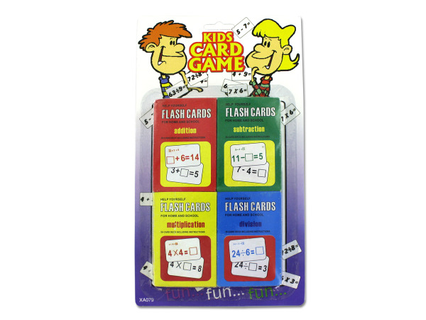 Children's flash card set